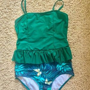 tropical tankini